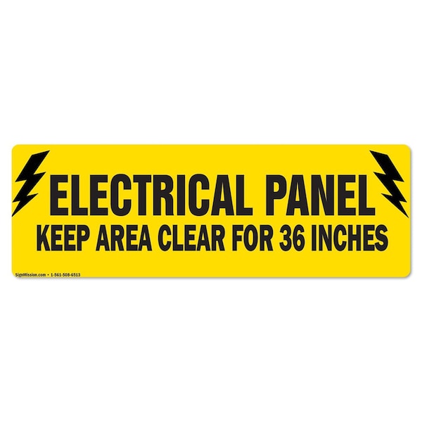 Electrical Panel 18in Non-Slip Floor Marker, 12PK, 16 in L, 16 in H, FD-2-R-16-12PK-99851